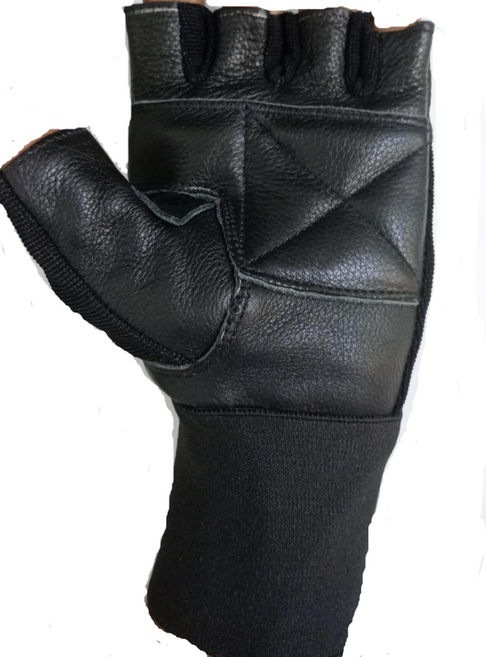 classic Half Finger Sports Gloves For Men - Weightlifting And Fitness Gloves - Breathable And Non-Slip